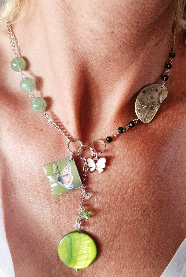 collana farfalla charm farfalla